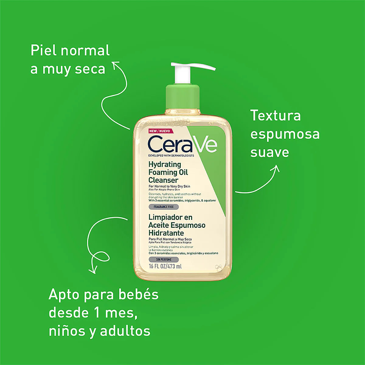 Limpiador ceraVe en aceite