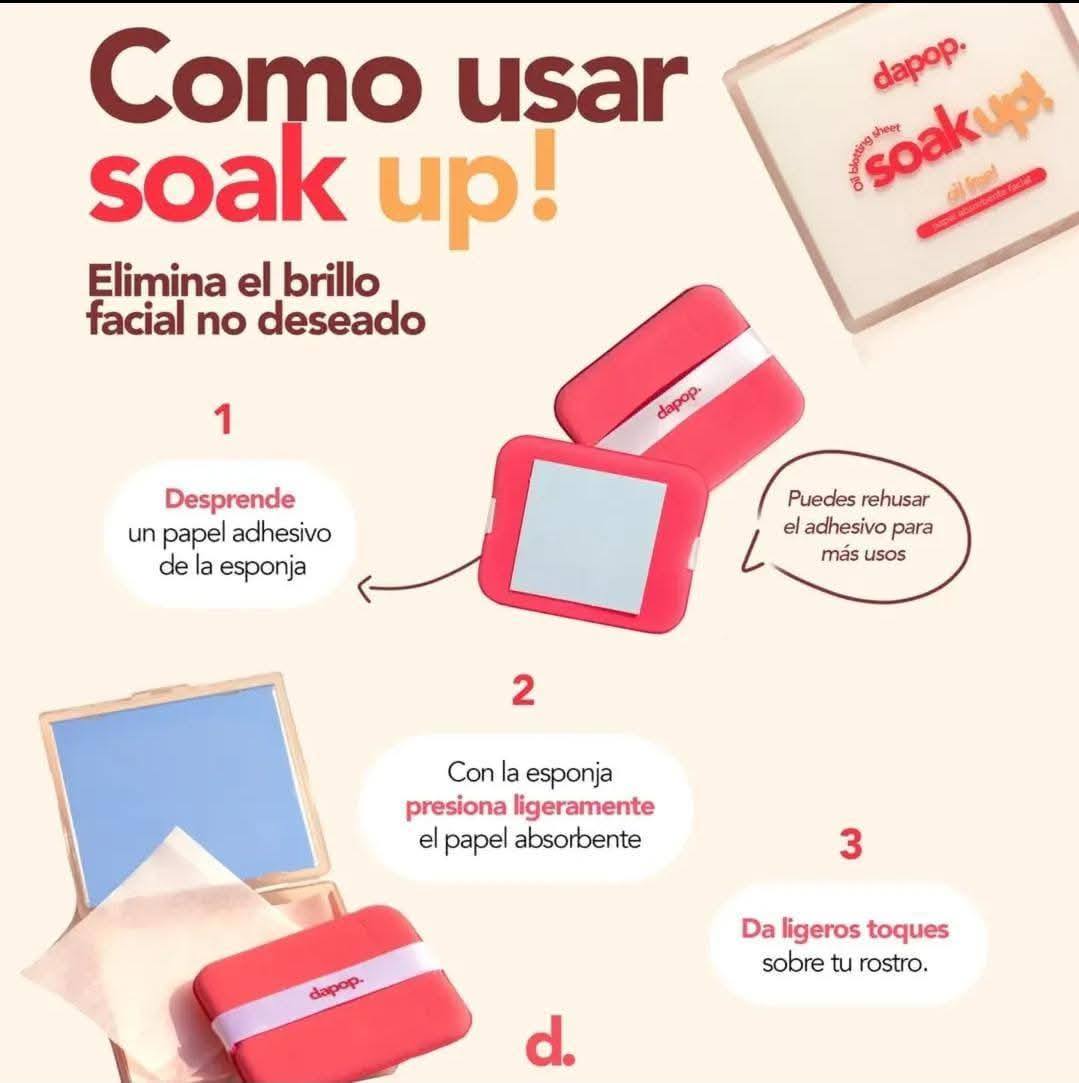 Papel de arroz absorbe grasa Dapop