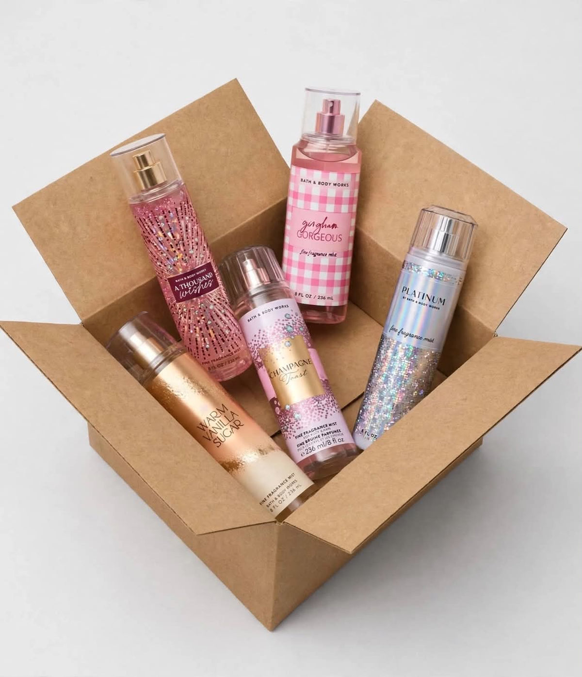 Lote de Perfume Mist y cremas Bath and body works