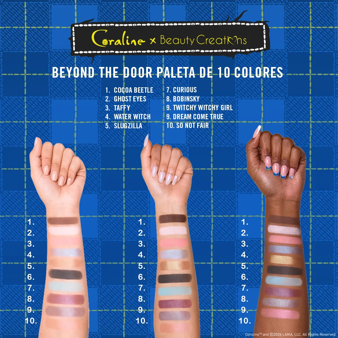 Paleta de sombras Beauty Creations Coraline