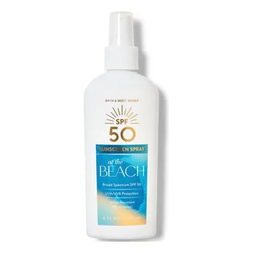 Bloqueador solar en Spray bath and body works