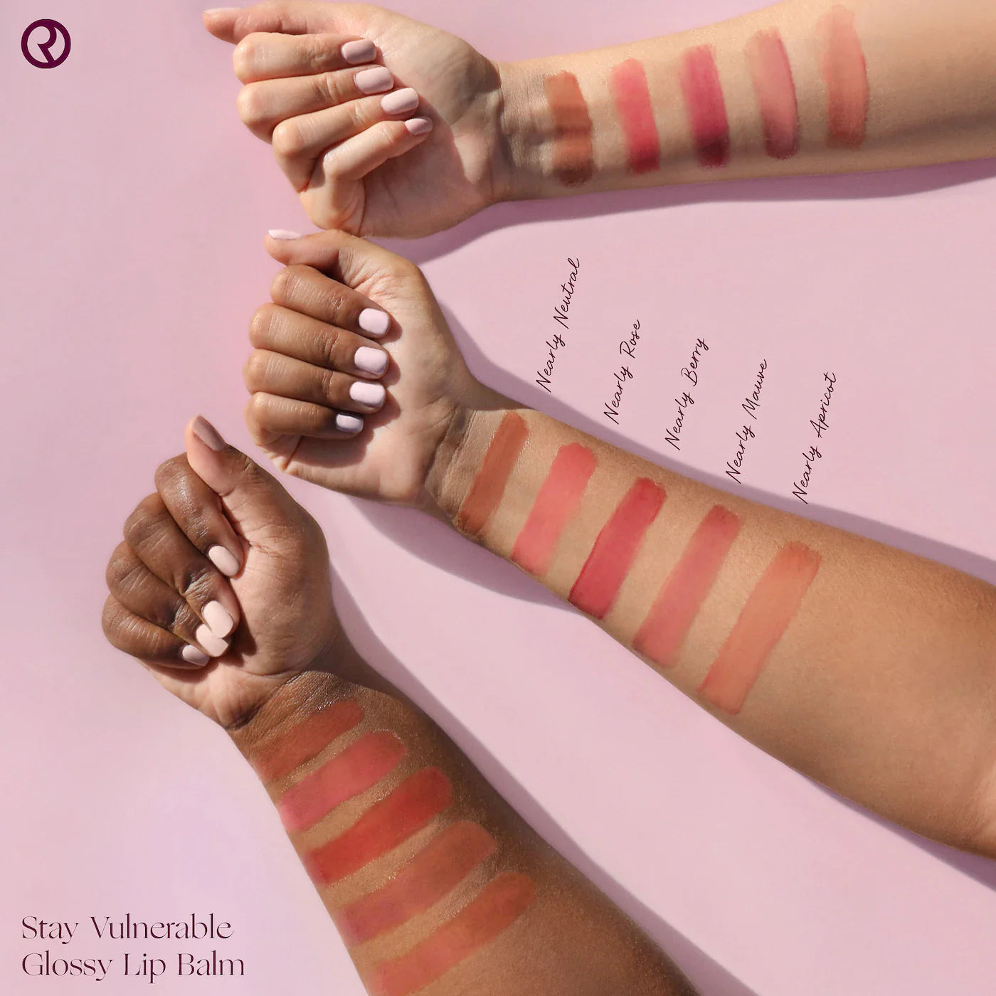 Stay vulnerable glossy lip balm Rare beauty