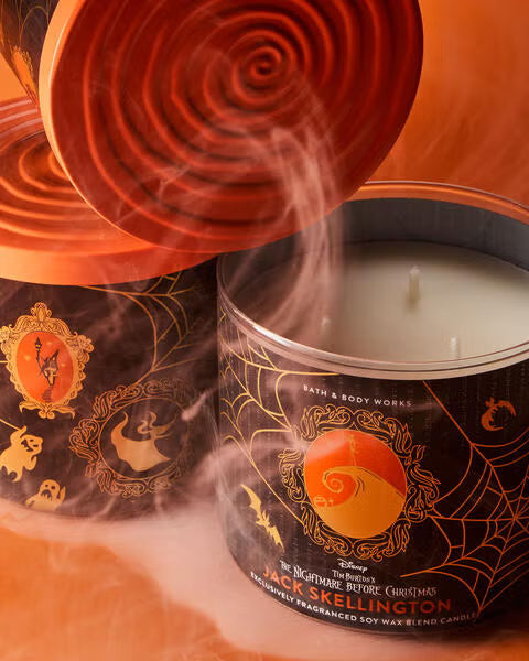 Velas the nightmare before Christmas Bath and Body Works