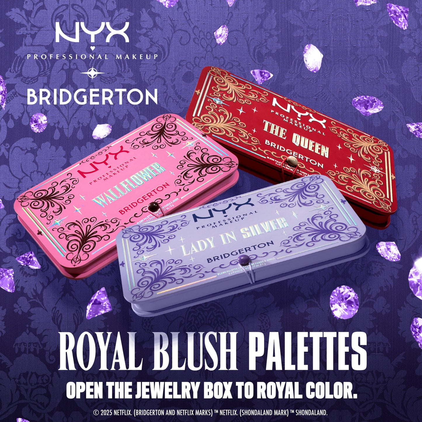 Paletas NYX x Bridgerton