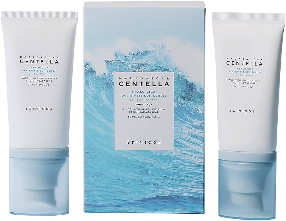 Centella water fit sun serum bloqueador