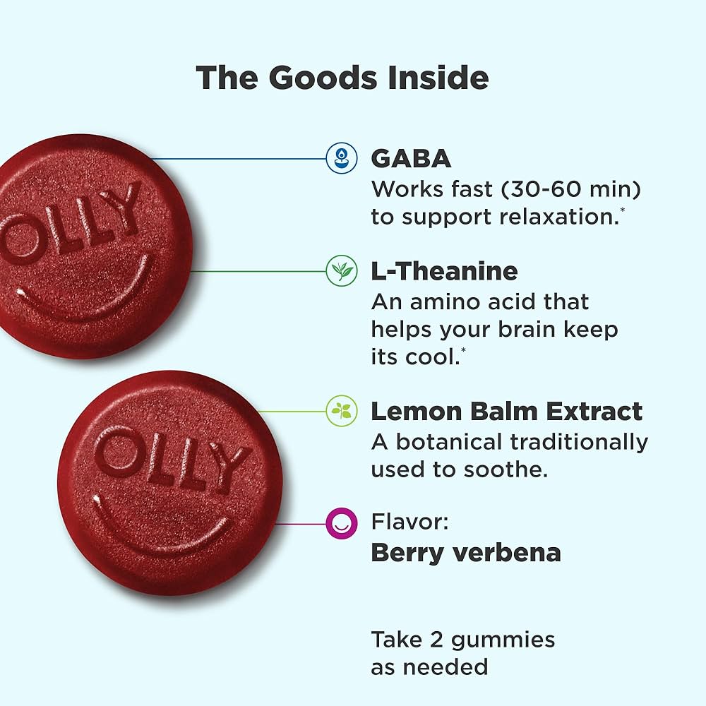 Olly Goodbye Stress gummies