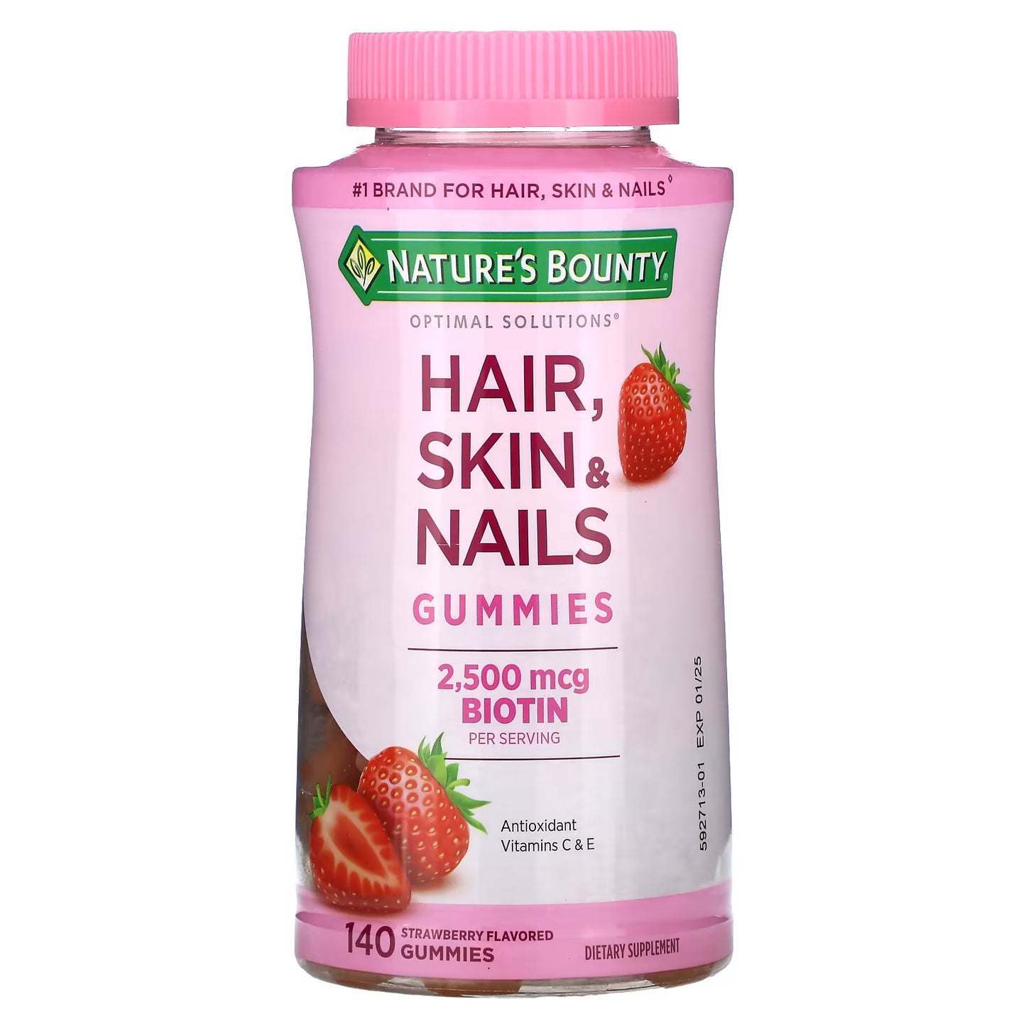 Gomitas para cabello, piel y uñas Natures Bounty