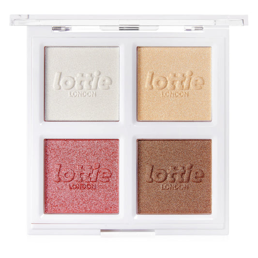 Lottie shimmer squad highlighter Palette