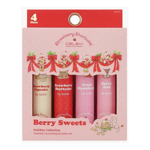 Berry Sweet Lip Balm Set Celavi Rosita fresita