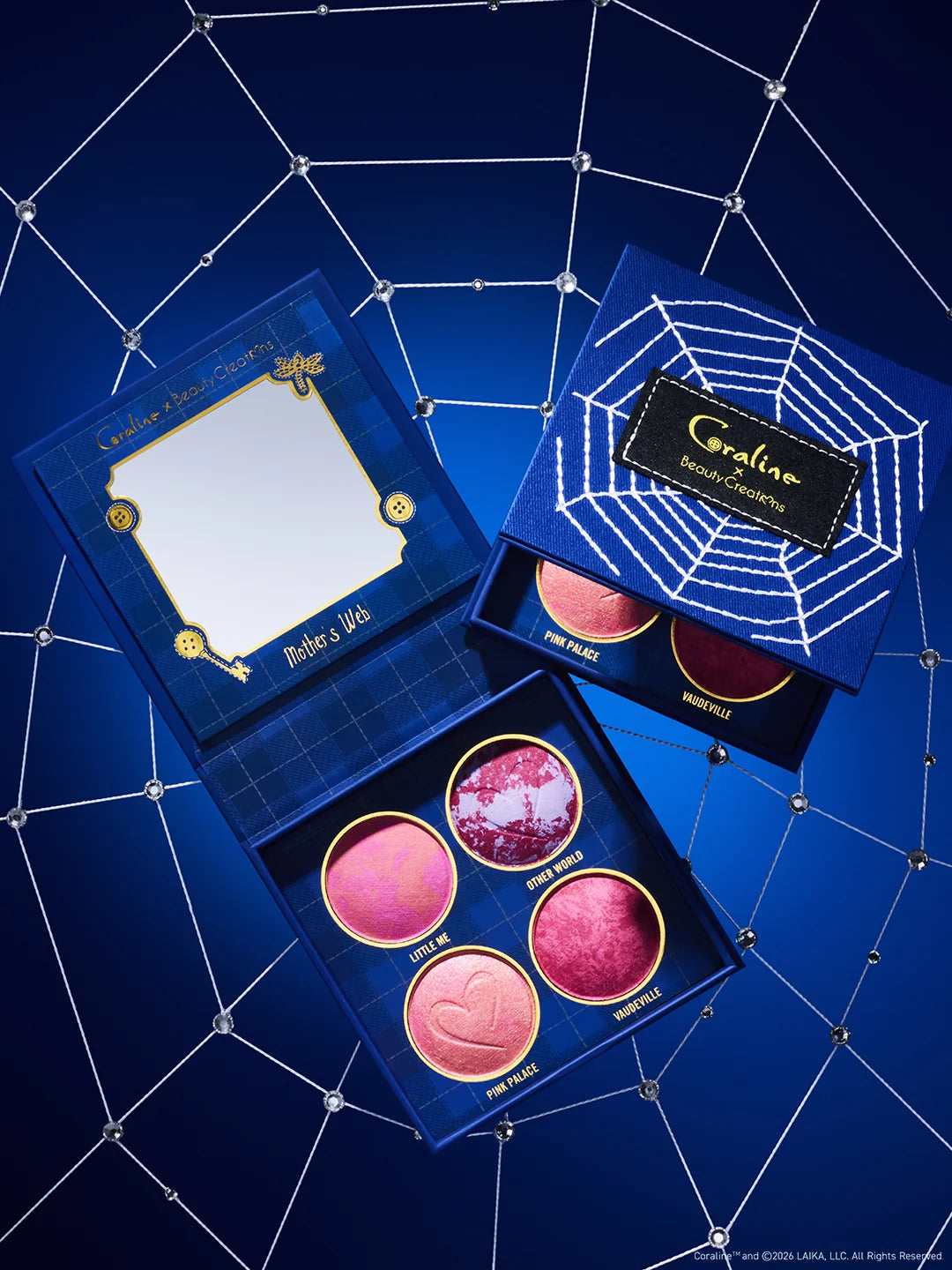 Paleta de rubores Coraline Beauty Creations