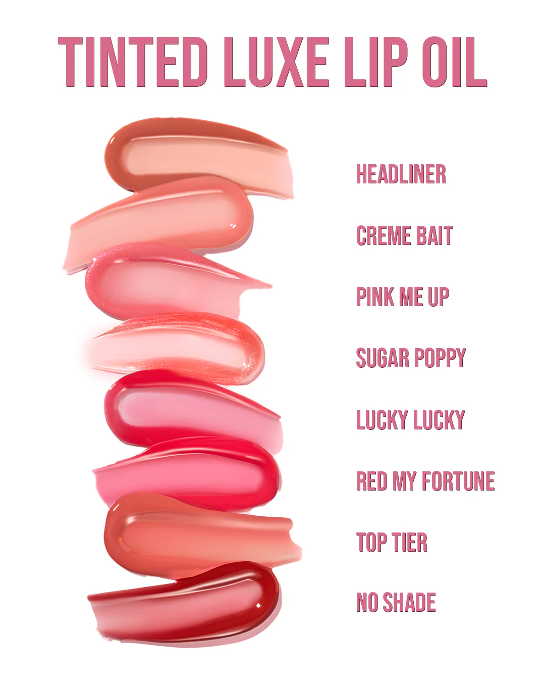 Tinted luxe lip oil Beauty Creations