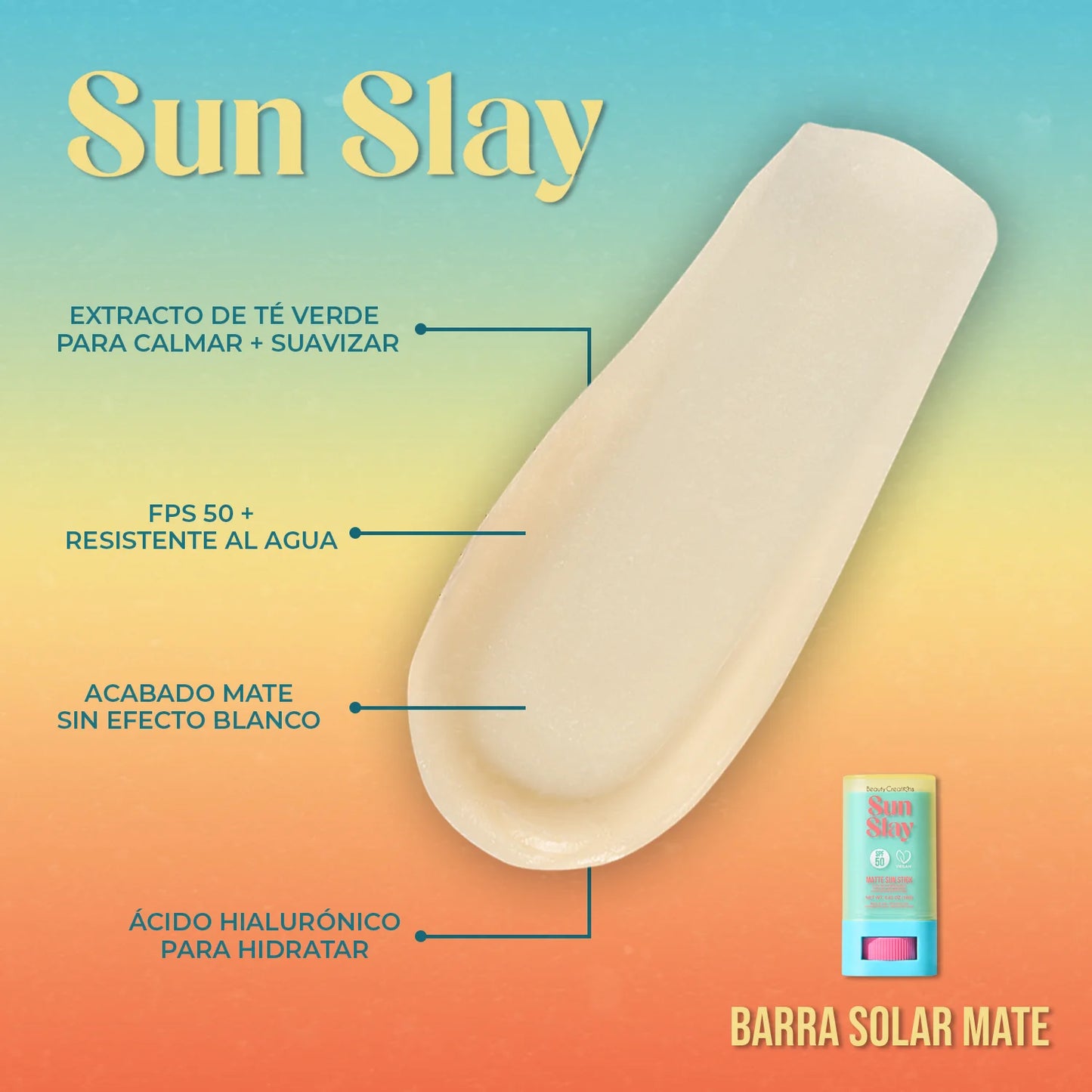 Protector solar en barra Sun Slay Beauty Creations
