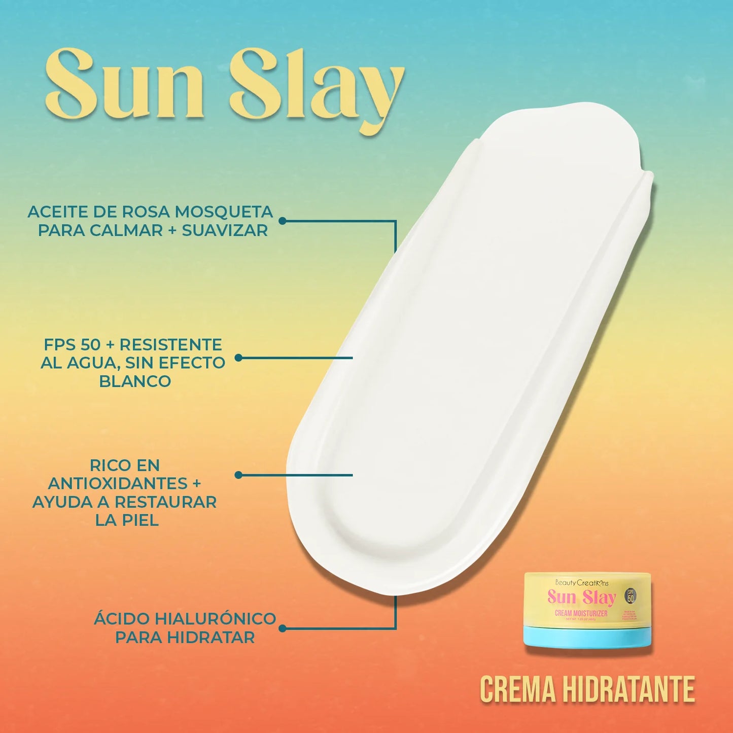 Protector solar en crema Sun Slay