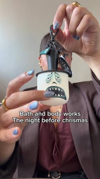 Porta-gel Mayor The nightmare before Christmas Bath and Body works