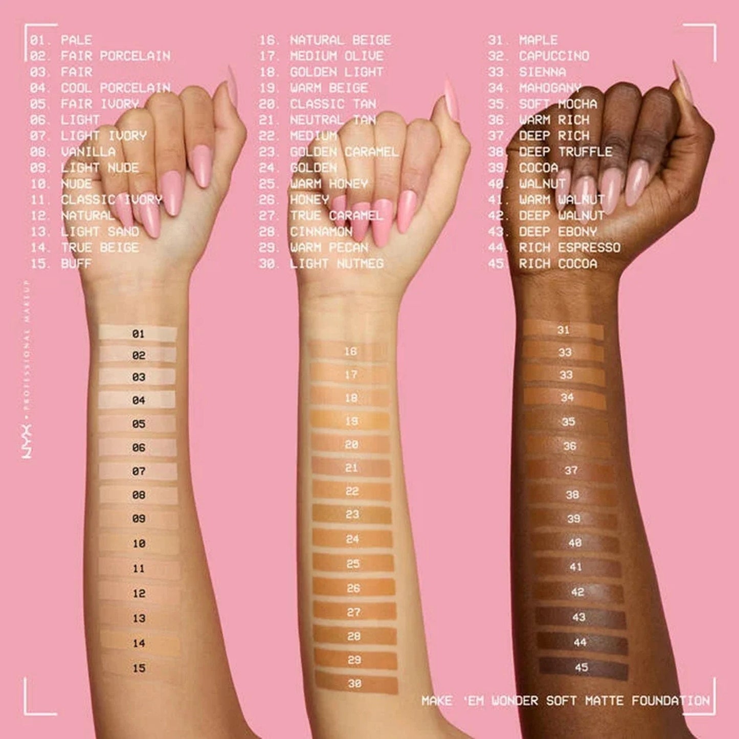 NYX Make em wonder foundation