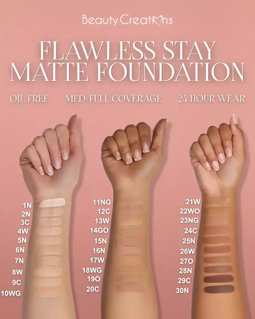 Base Matte Flawless Stay Beauty Creations